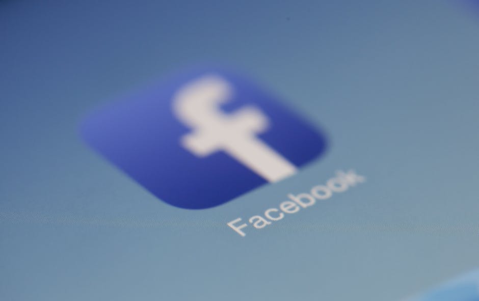 Bilgisayarda Facebook ayarları menüsü