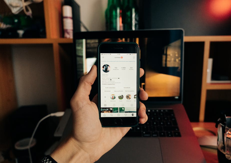 Bilgisayarda tarayıcıdan Instagram girişi