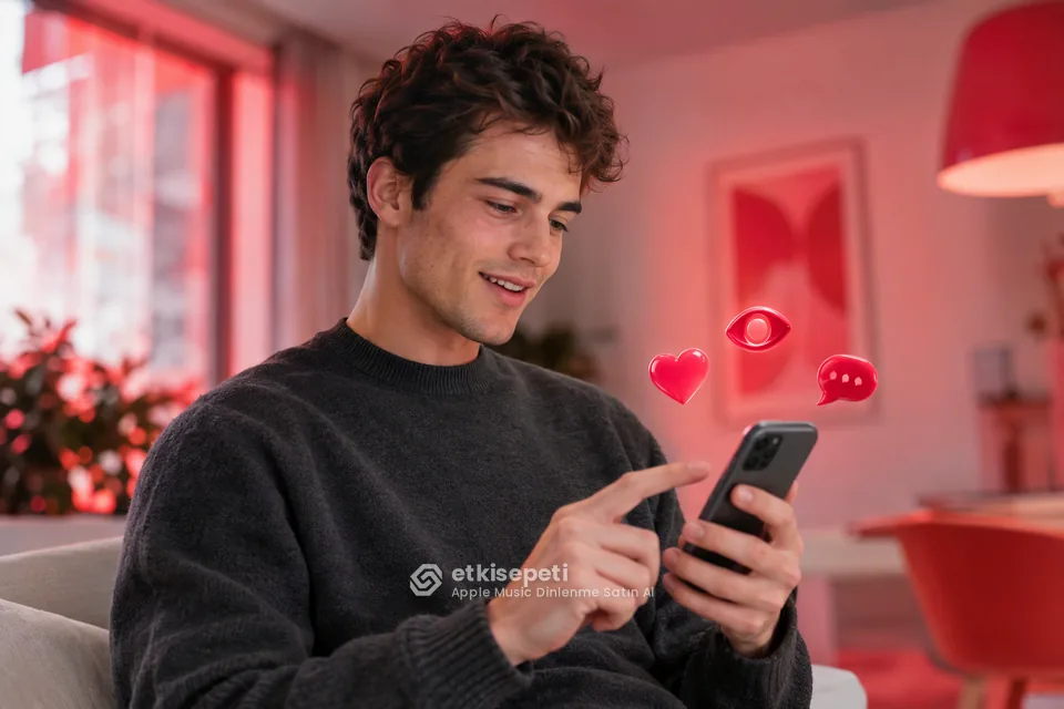 Diğer Apple Music hizmetlerine göz atan bir kullanıcı
