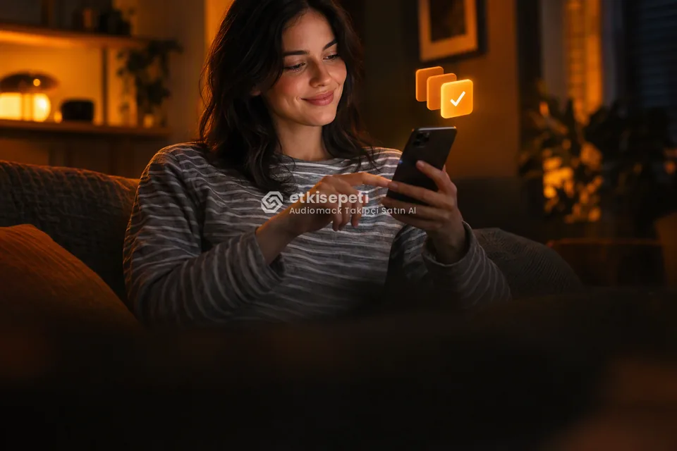 Telefonunda paket ve adet seçen bir kullanıcı
