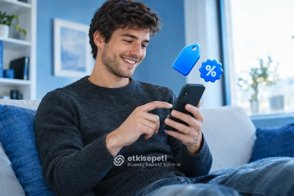 Bluesky Repost paket fiyatlarını inceleyen bir kullanıcı