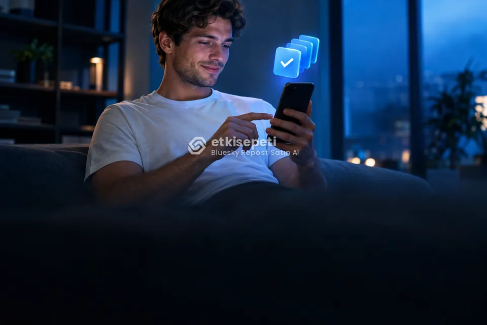 Telefonunda paket ve adet seçen bir kullanıcı
