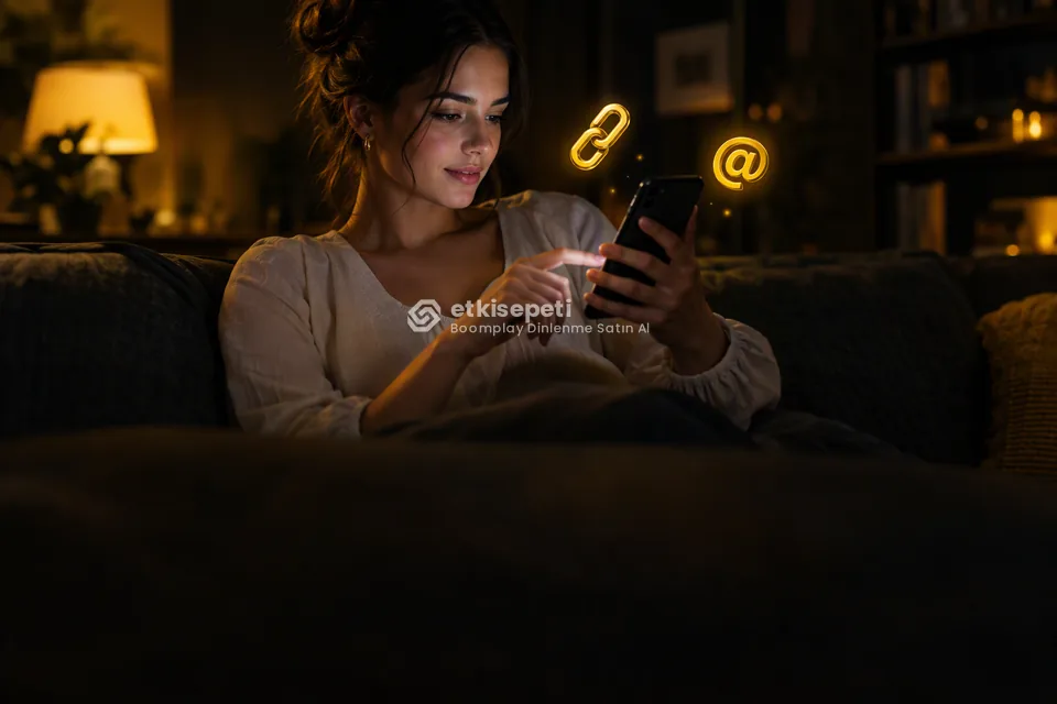 Bağlantısını kopyalayan bir kullanıcı