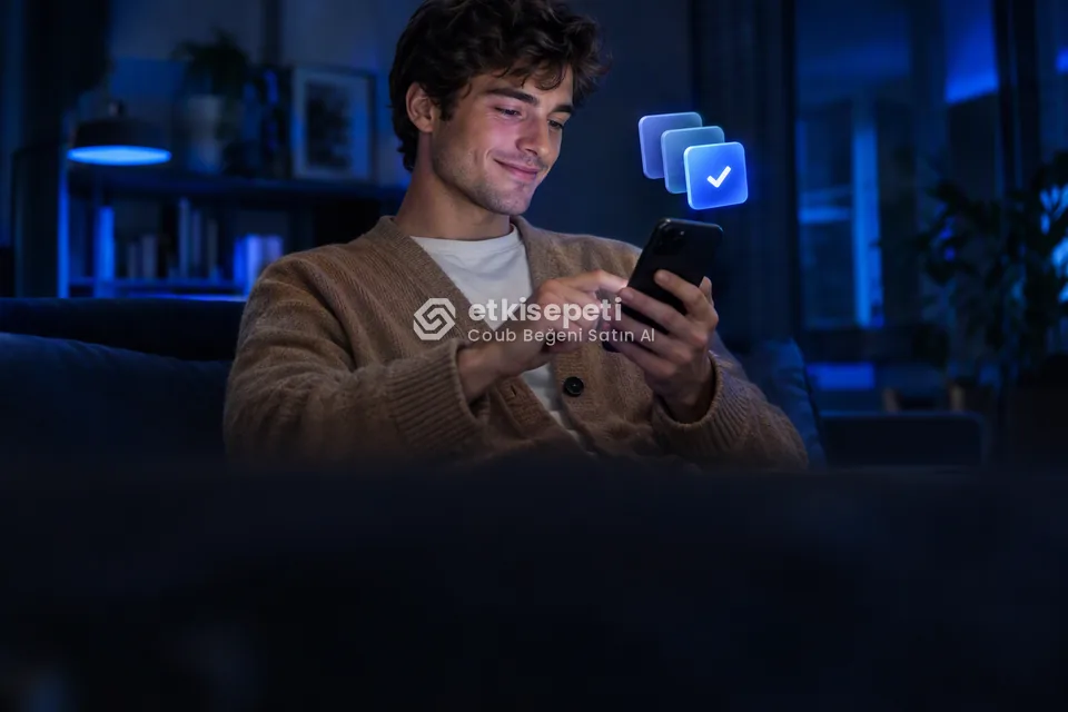 Telefonunda paket ve adet seçen bir kullanıcı