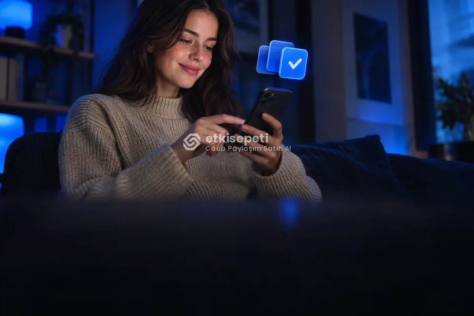 Telefonunda paket ve adet seçen bir kullanıcı