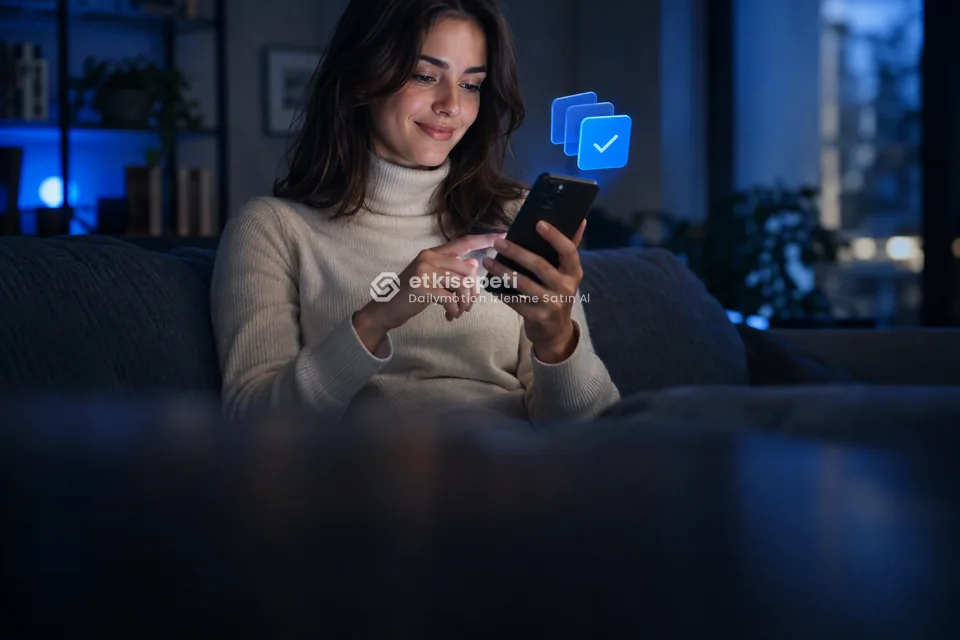 Telefonunda paket ve adet seçen bir kullanıcı
