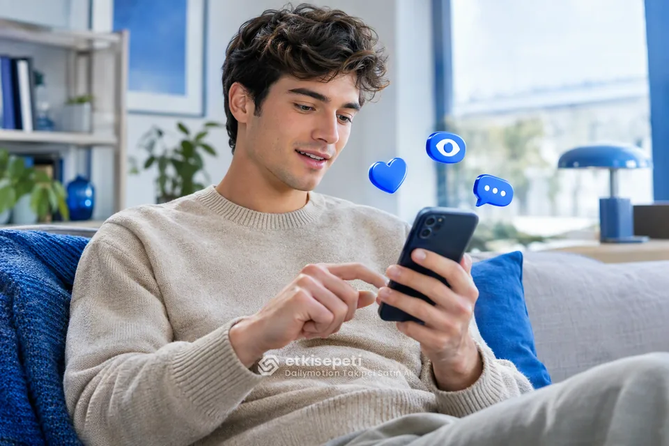 Diğer Dailymotion hizmetlerine göz atan bir kullanıcı