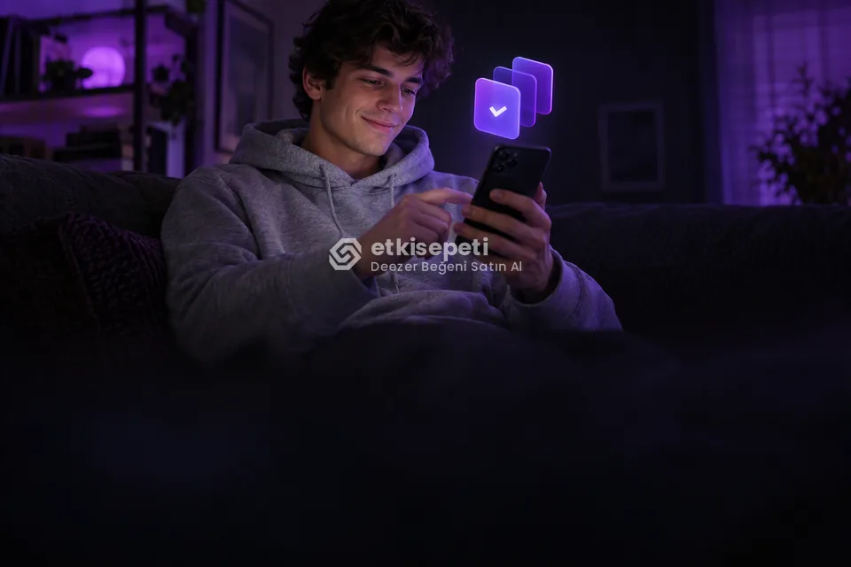 Telefonunda paket ve adet seçen bir kullanıcı