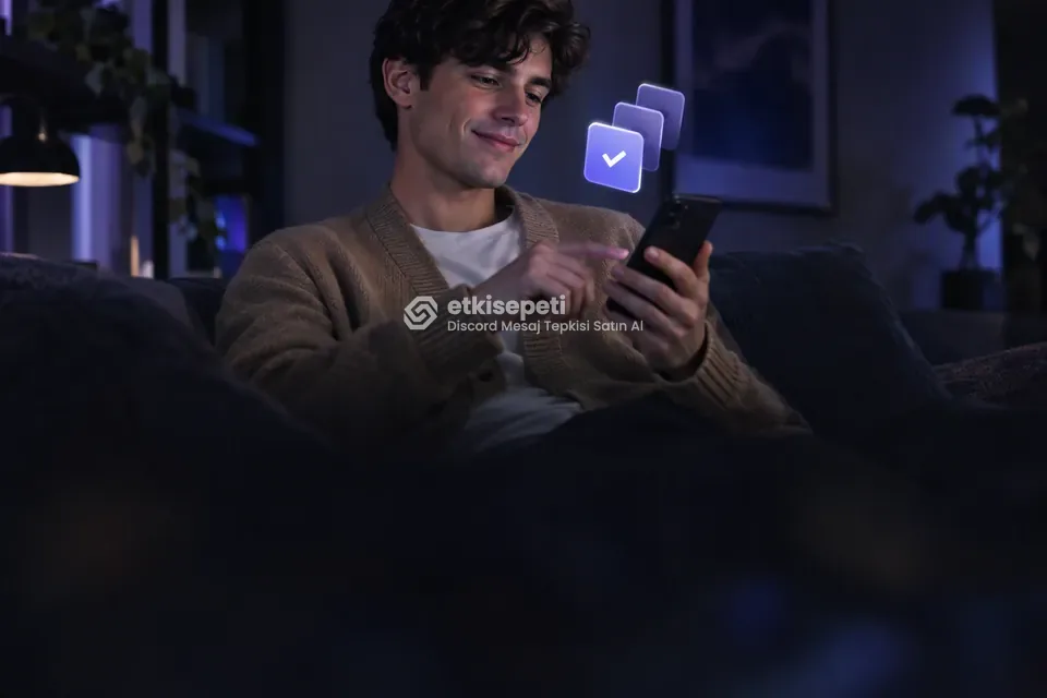 Telefonunda paket ve adet seçen bir kullanıcı