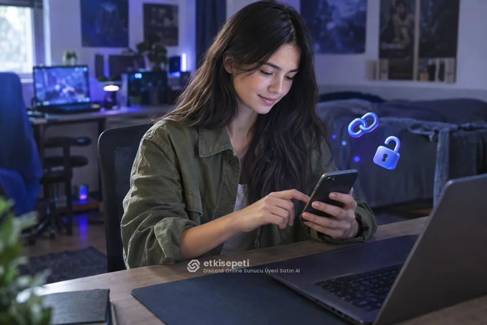 Discord Online Sunucu Üyesi sayfasında “Doğrulama Botları ve Moderasyon Ayarları” konusunu anlatan görsel