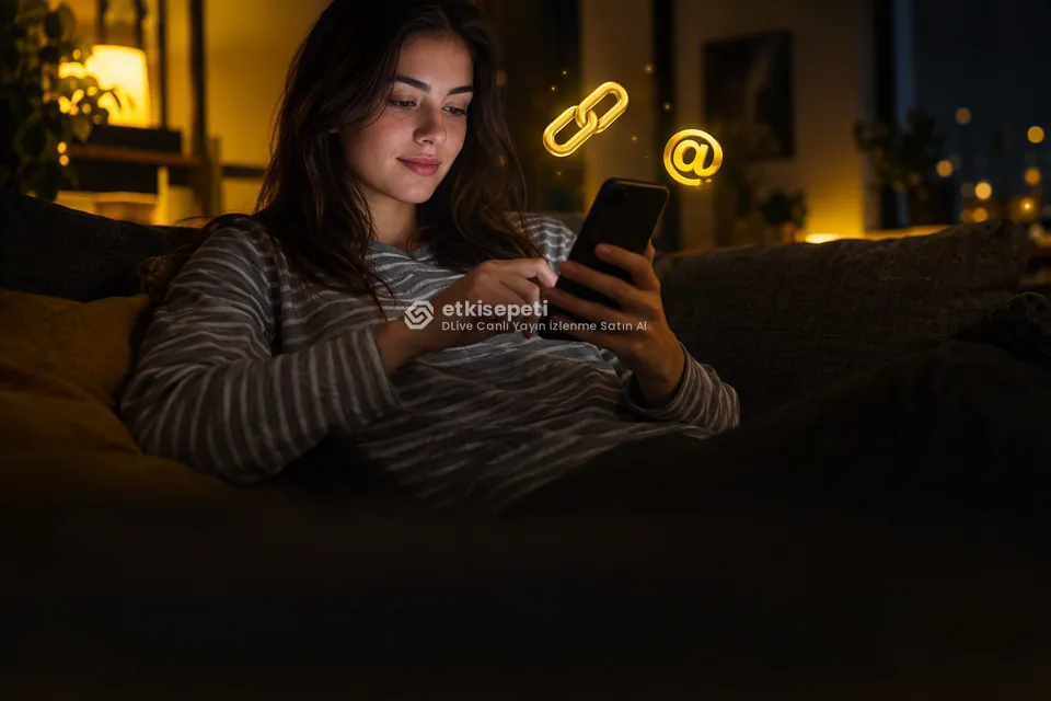 Bağlantısını kopyalayan bir kullanıcı
