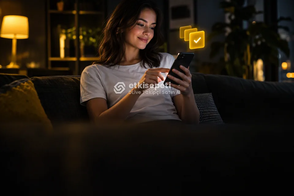 Telefonunda paket ve adet seçen bir kullanıcı