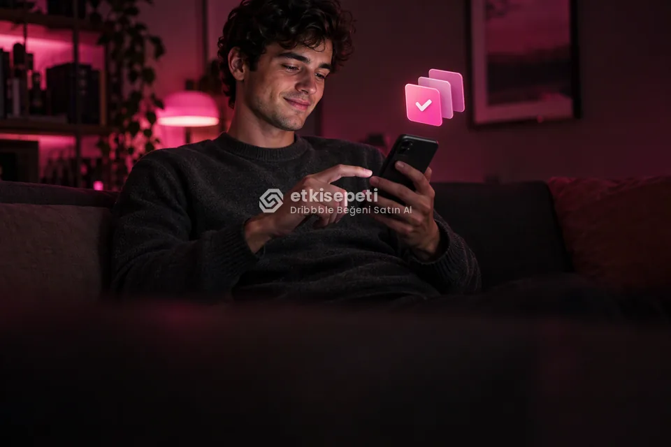 Telefonunda paket ve adet seçen bir kullanıcı