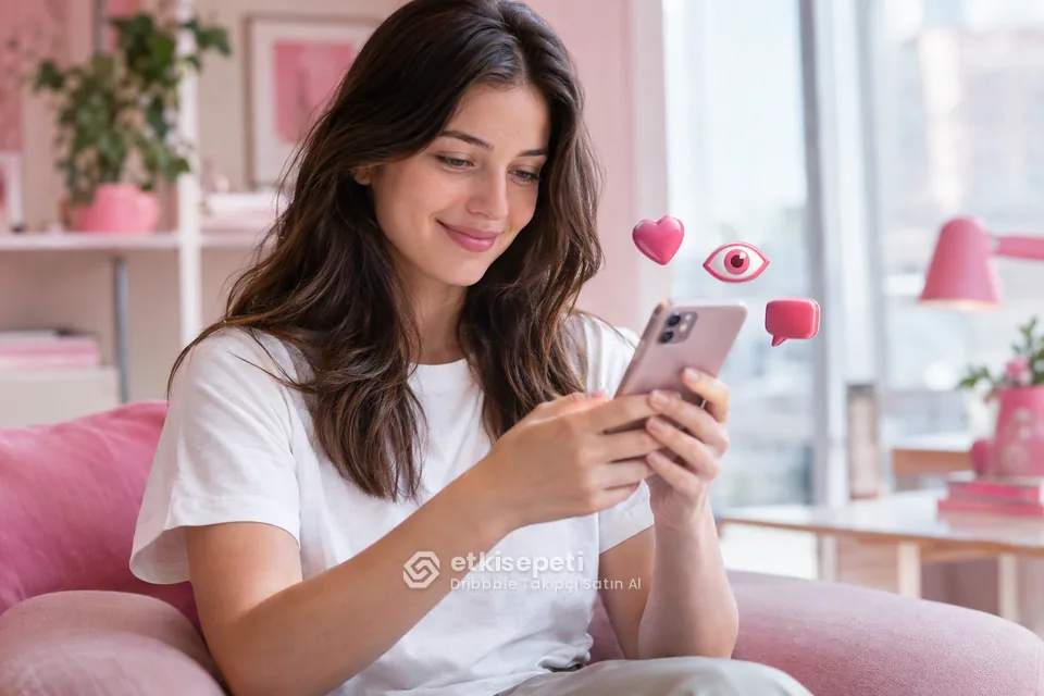 Diğer Dribbble hizmetlerine göz atan bir kullanıcı