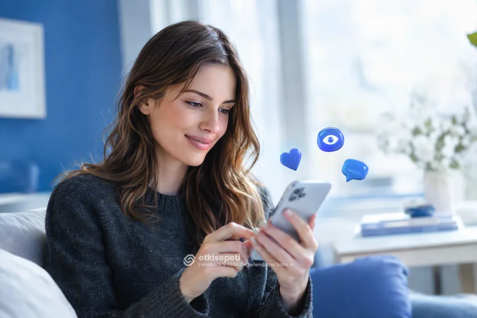 Diğer Facebook hizmetlerine göz atan bir kullanıcı