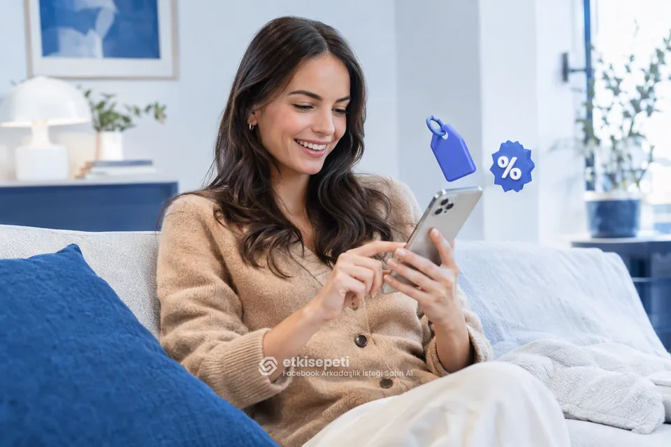 Facebook Arkadaşlık İsteği paket fiyatlarını inceleyen bir kullanıcı