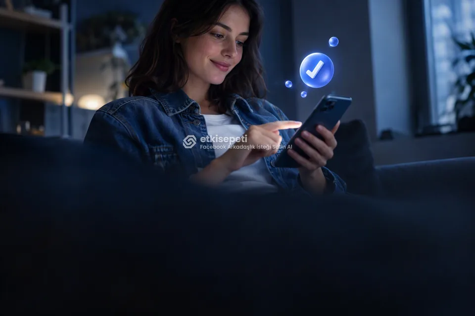 Sipariş adımını tamamlayan bir kullanıcı