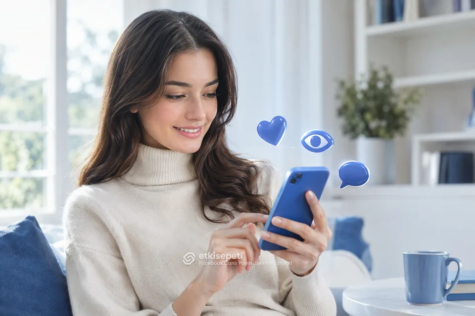Diğer Facebook hizmetlerine göz atan bir kullanıcı