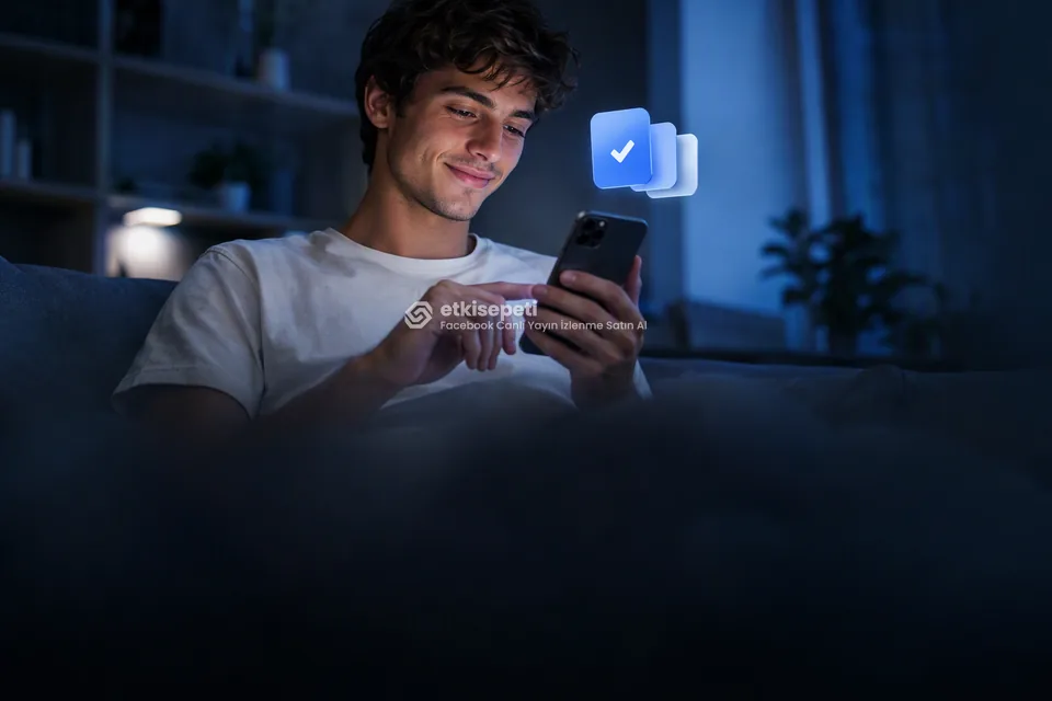 Telefonunda paket ve adet seçen bir kullanıcı
