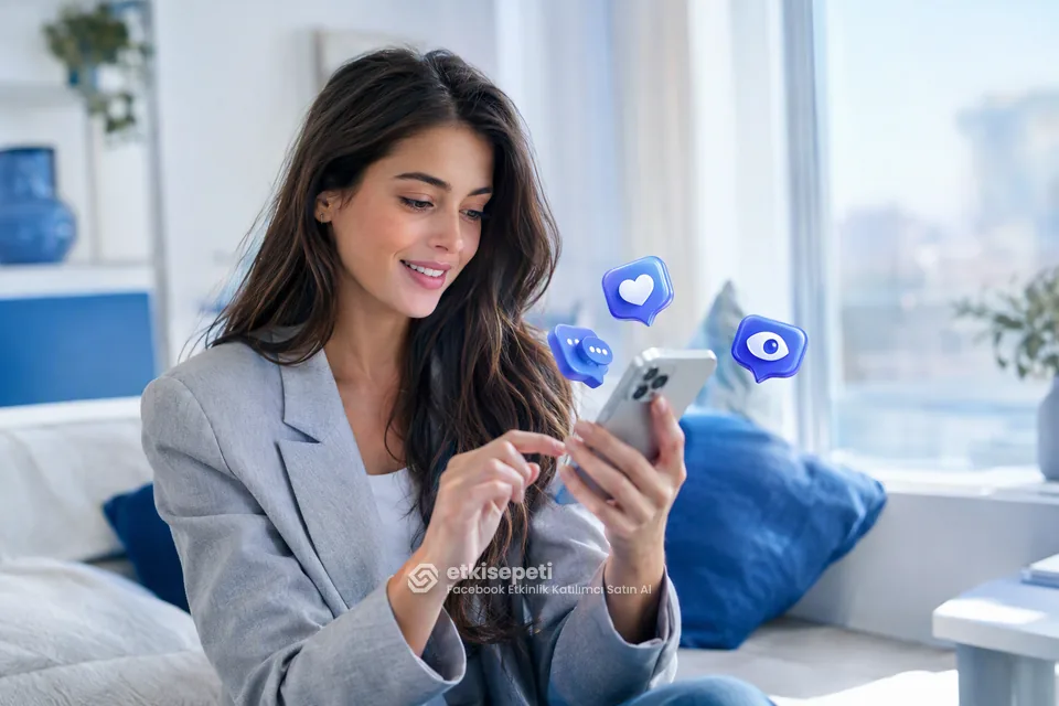 Diğer Facebook hizmetlerine göz atan bir kullanıcı