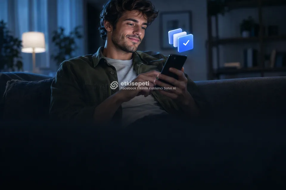 Telefonunda paket ve adet seçen bir kullanıcı