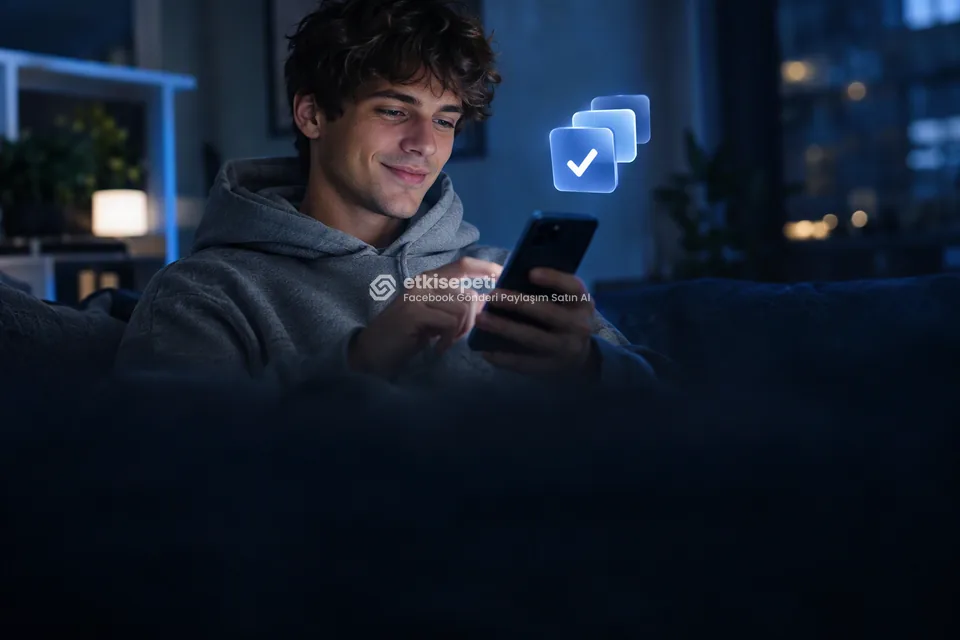 Telefonunda paket ve adet seçen bir kullanıcı