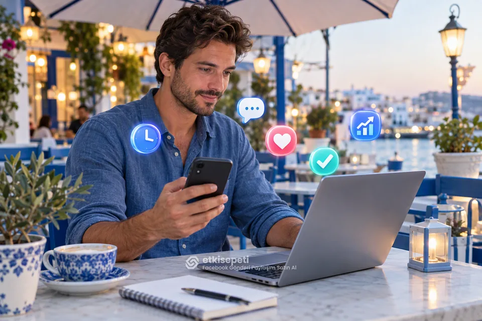 Takvim ve saat ekranı üzerinde Facebook Gönderi Paylaşım Satın Al zamanlamasını planlayan ekip