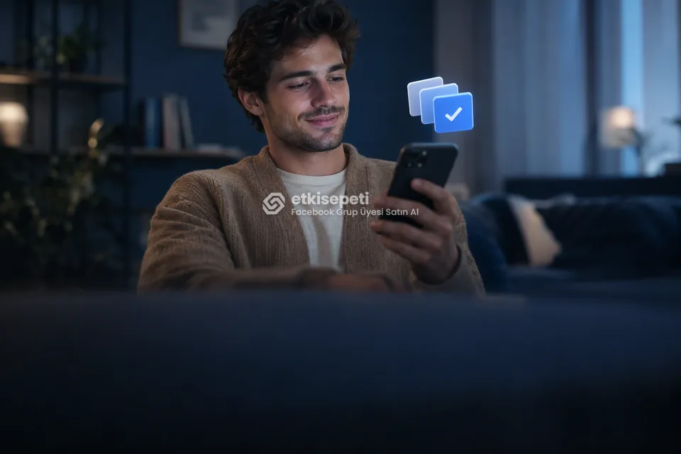 Telefonunda paket ve adet seçen bir kullanıcı