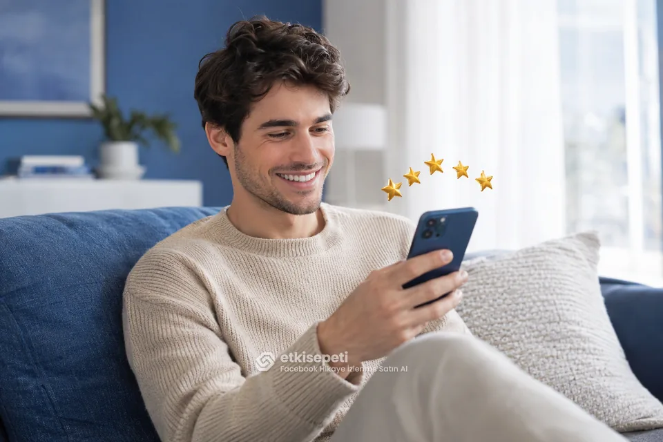 Facebook Hikaye İzlenme hizmetini değerlendiren memnun bir kullanıcı