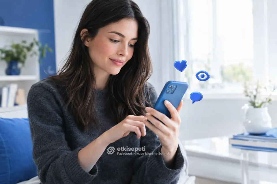 Diğer Facebook hizmetlerine göz atan bir kullanıcı