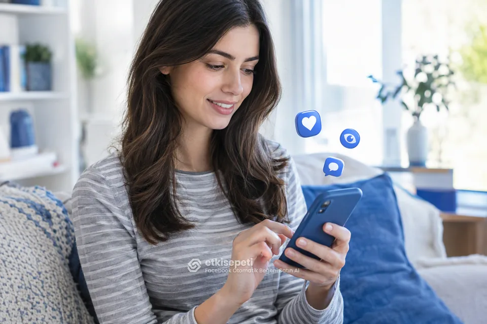 Diğer Facebook hizmetlerine göz atan bir kullanıcı