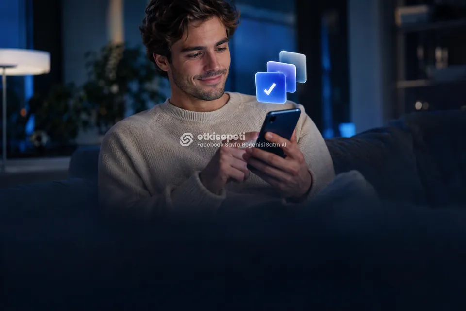 Telefonunda paket ve adet seçen bir kullanıcı