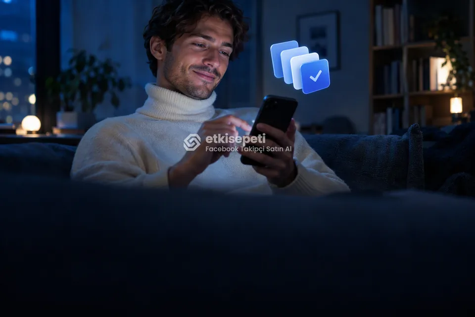 Telefonunda paket adedini seçen bir kullanıcı