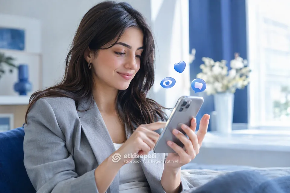 Diğer Facebook hizmetlerine göz atan bir kullanıcı
