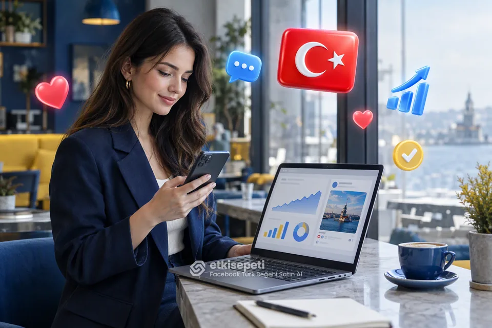 Kurumsal Facebook sayfasında kampanya ve duyuru görselleri; Facebook Türk Beğeni Satın Al