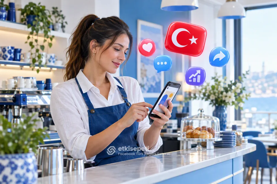 Yorum, paylaşım ve beğeni ikonlarının dengeli dağılımı; Facebook Türk Beğeni Satın Al