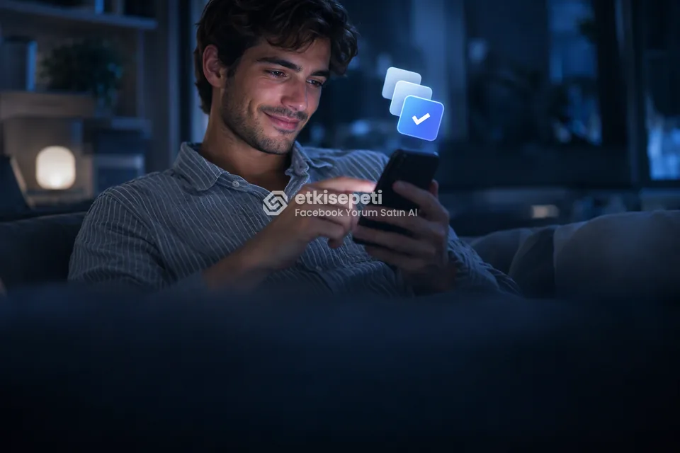 Telefonunda paket ve adet seçen bir kullanıcı