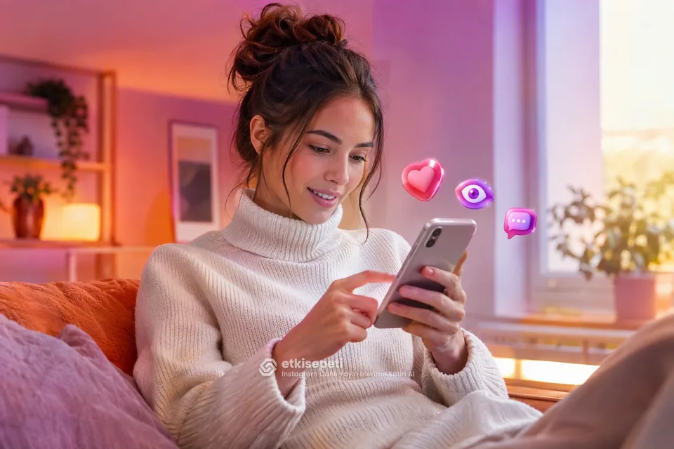 Diğer Instagram hizmetlerine göz atan bir kullanıcı
