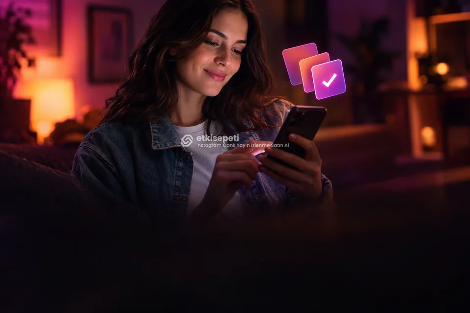 Telefonunda paket ve adet seçen bir kullanıcı