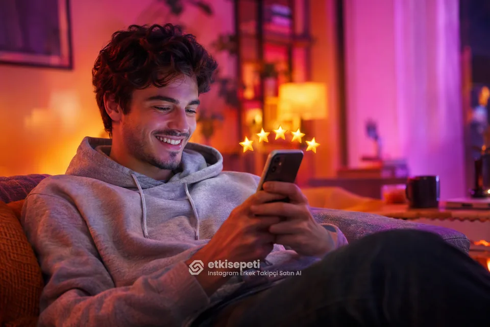 Instagram Erkek Takipçi hizmetini değerlendiren memnun bir kullanıcı