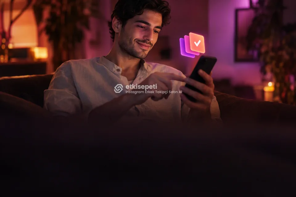 Telefonunda paket ve adet seçen bir kullanıcı