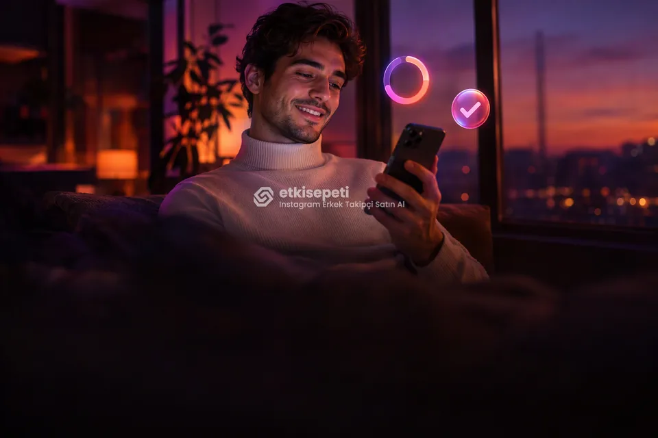 Siparişinin ilerleyişini takip eden bir kullanıcı