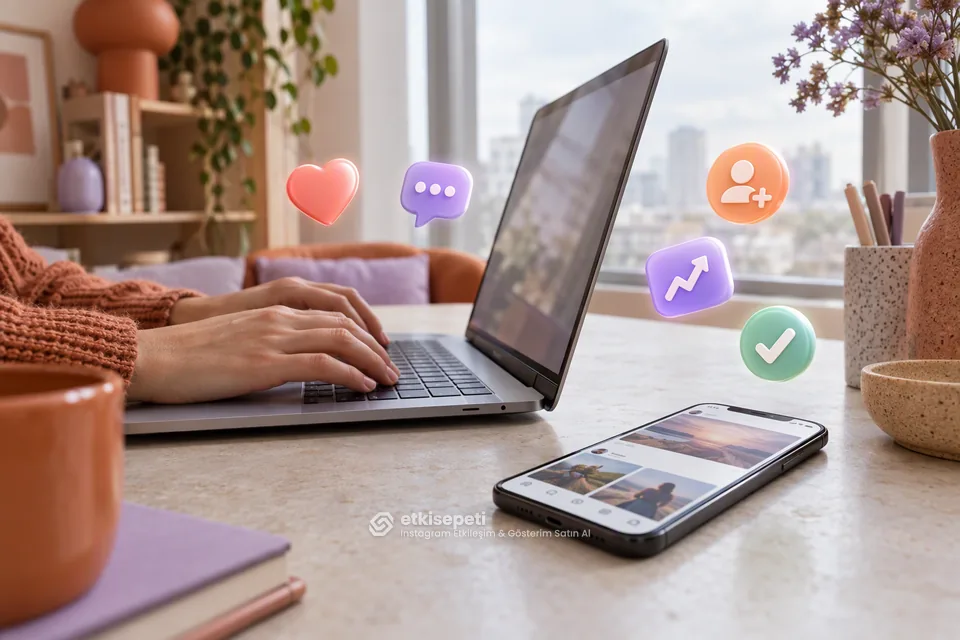 Instagram Etkileşim & Gösterim Satın Al paketinin tekil hizmetlerle görsel karşılaştırması