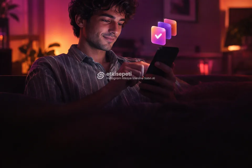Telefonunda paket ve adet seçen bir kullanıcı