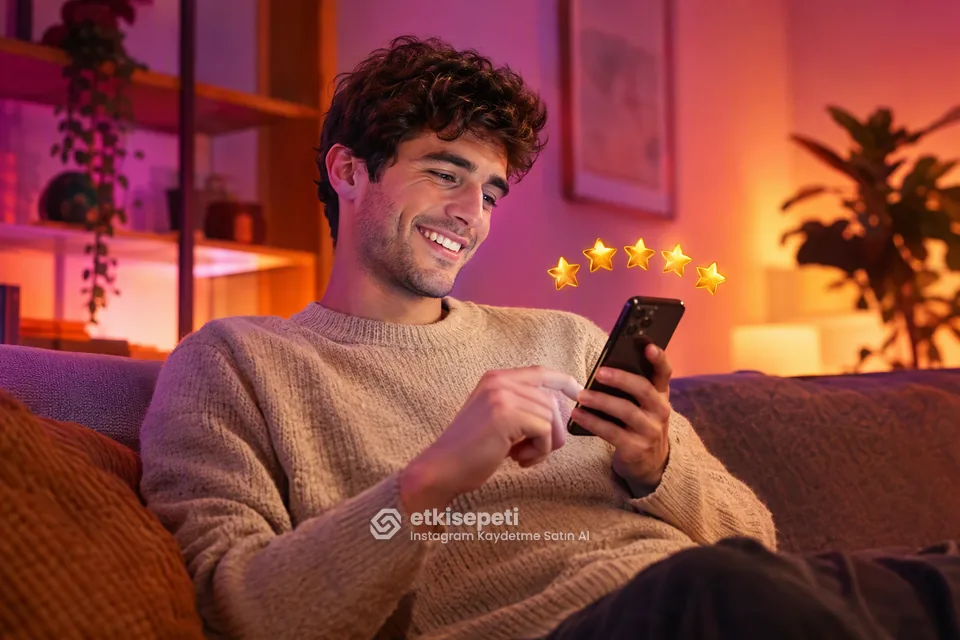 Instagram Kaydetme hizmetini değerlendiren memnun bir kullanıcı