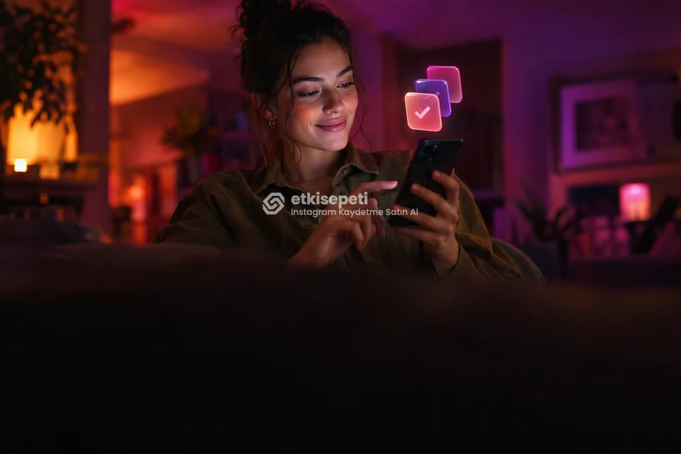 Telefonunda paket ve adet seçen bir kullanıcı