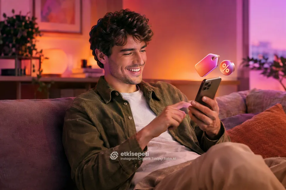 Instagram Organik Takipçi paket fiyatlarını inceleyen bir kullanıcı