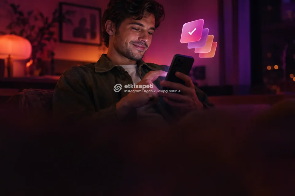 Telefonunda paket ve adet seçen bir kullanıcı