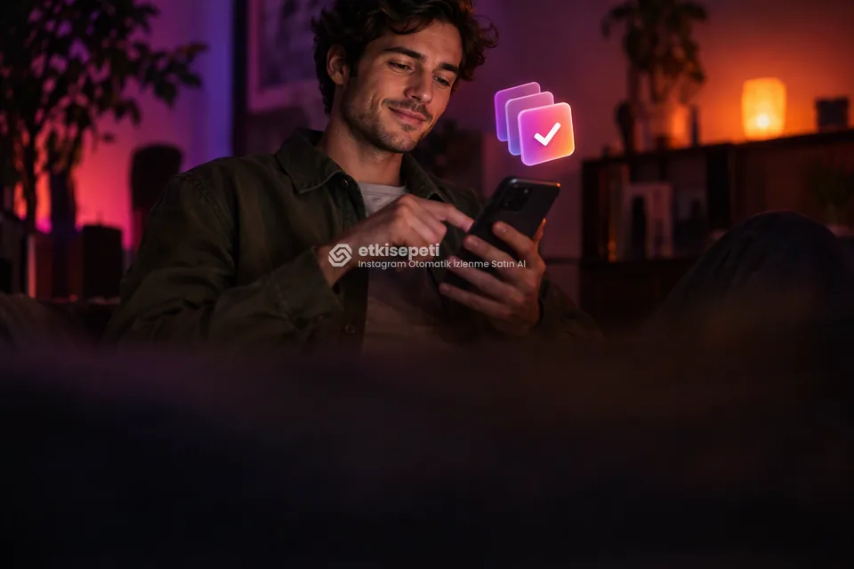 Telefonunda paket ve adet seçen bir kullanıcı
