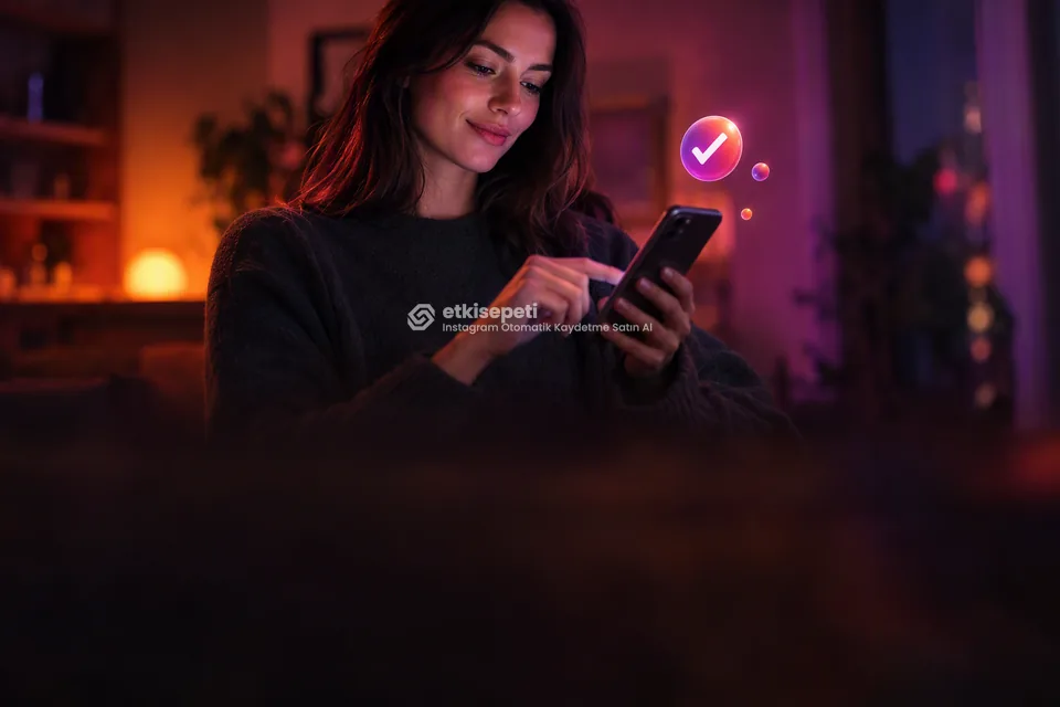 Sipariş adımını tamamlayan bir kullanıcı